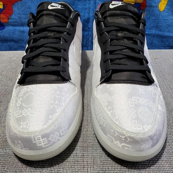 Nike Dunk Low x CLOT x Fragment Design 20th Anniversary Men’s Size 15 NEW DS - Picture 2 of 11